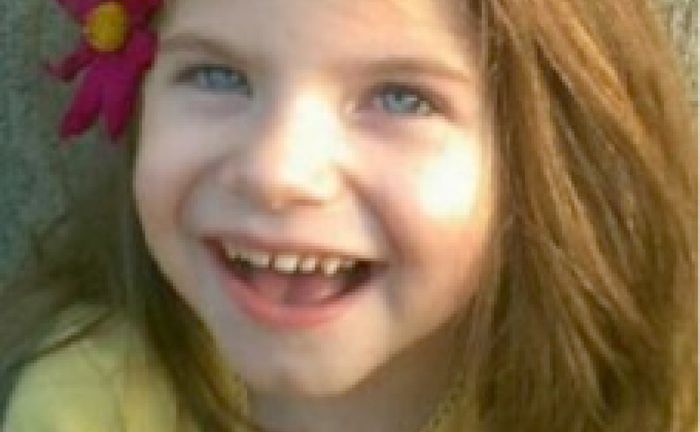 Young girl with Angelman Syndrome